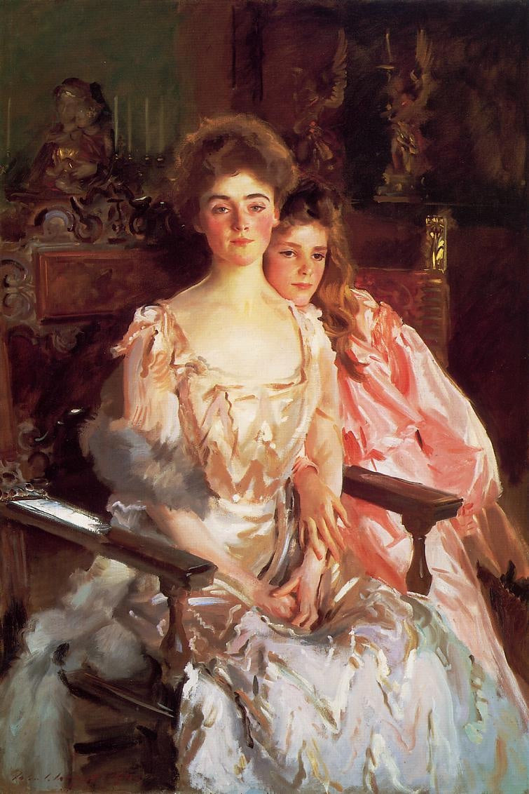 Mrs Fiske Warren and Her Daughter Rachel