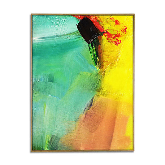 Large Art Original Abstract Painting Colorful Artwork Oil Painting | Crawling