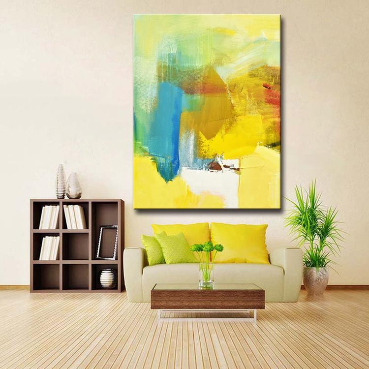 Minimalist Art Painting,Living Room Wall Art - Handmade Minimalist Art Abstract Oil Painting Modern