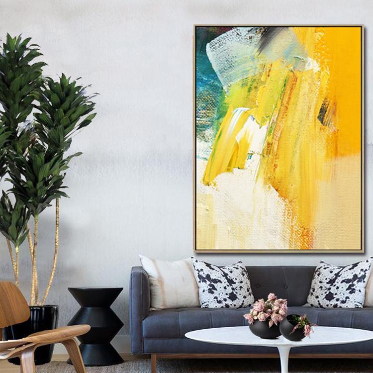 Modern Abstract Oil Painting, Modern Expressionism, Painting in Oil on Canvas