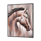 Feel Regret At Parting From - Handmade Modern Wall Art Home Goods Horse Painting in Oil on Canvas