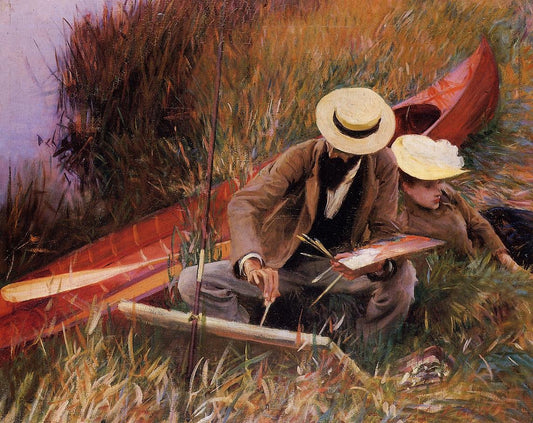 Paul Helleu Sketching with His Wife