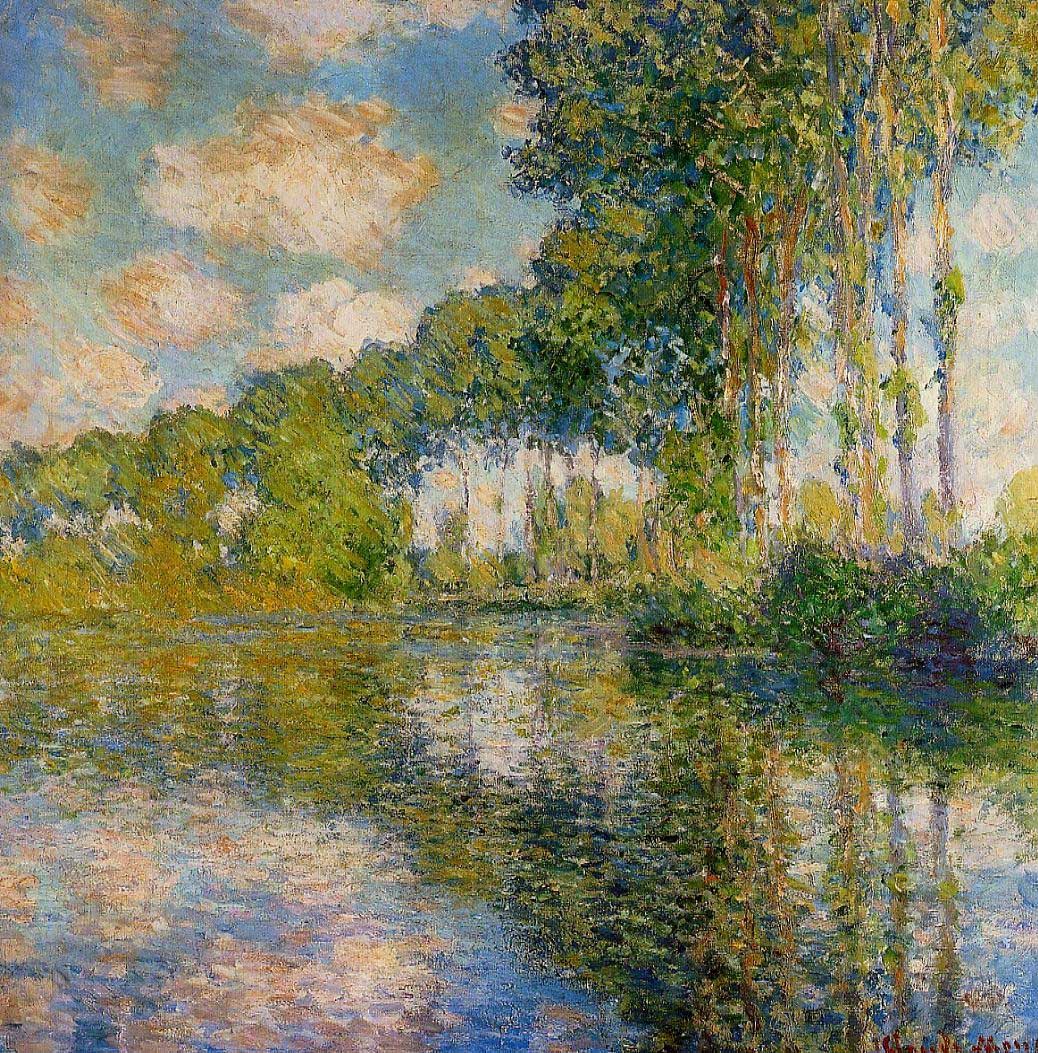 Poplars on the Banks of the River Epte 2