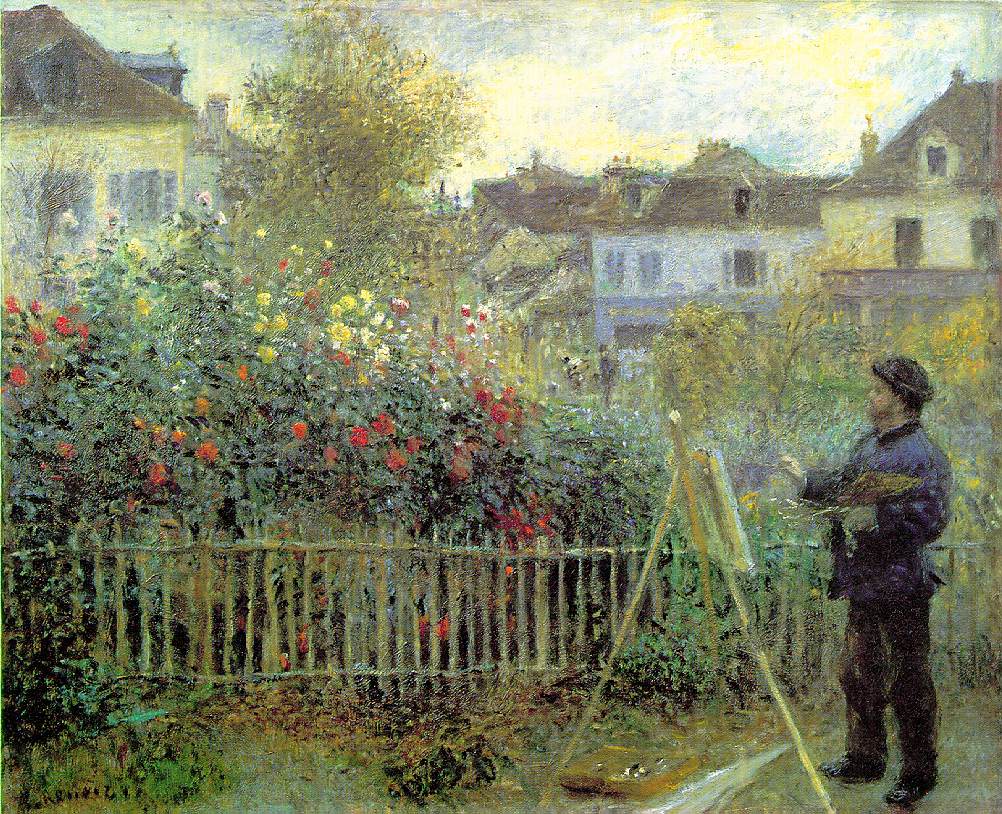 Renoir Painting In His Garden 1873