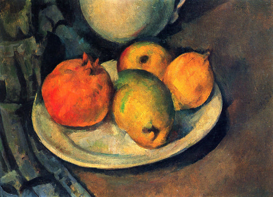 Still life with a magran and pears