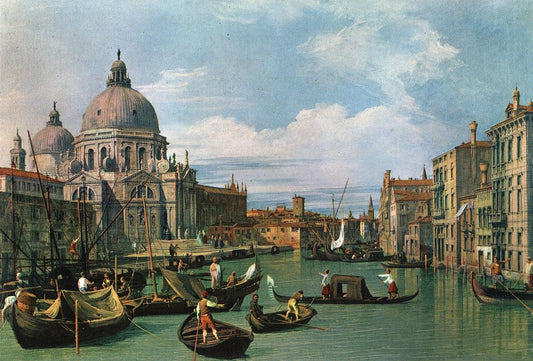 The Grand Canal at the Salute Church 2