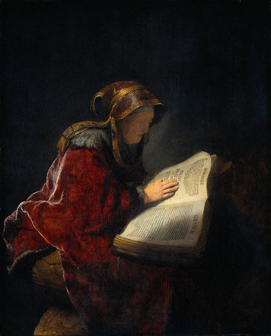 The Prophetess Anna known as Rembrandt s Mother