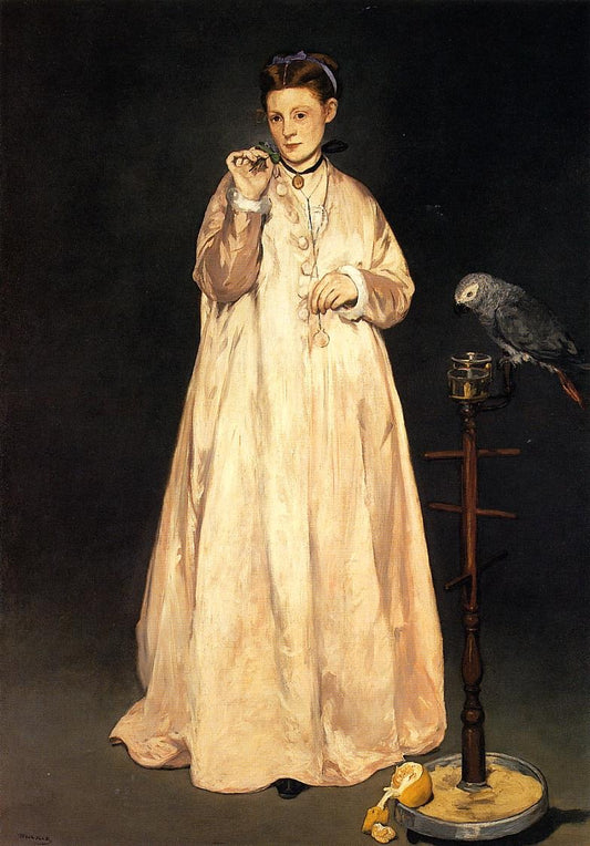 Young Lady with a Parrot